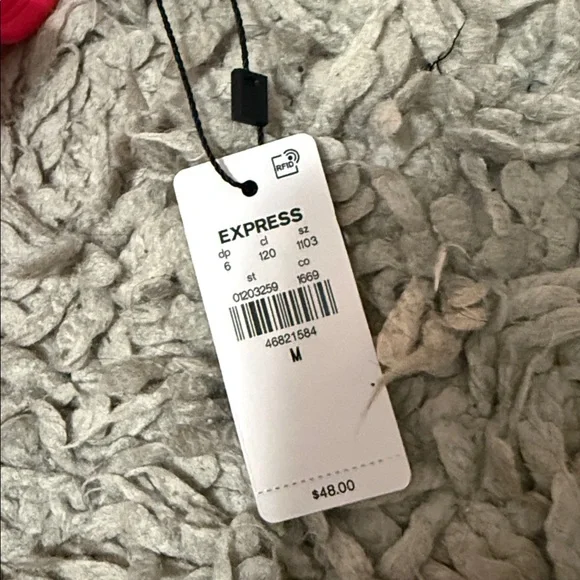 Express Vibrant Pink and Orange Bra - Picture 2 of 8